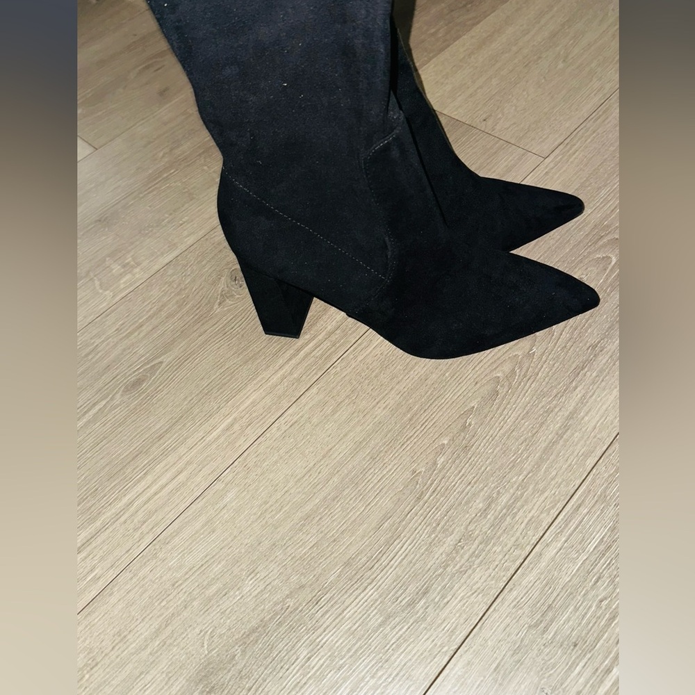 Wild Pair Black Over the Knee Boots